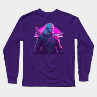 Vaporwave Geralt Long Sleeve T-Shirt